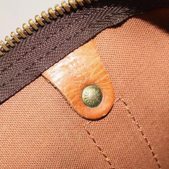 LOUIS VUITTON Monogram Keepall 55 Boston Bag M41424 LV Auth 134396 - Picture 11 of 16